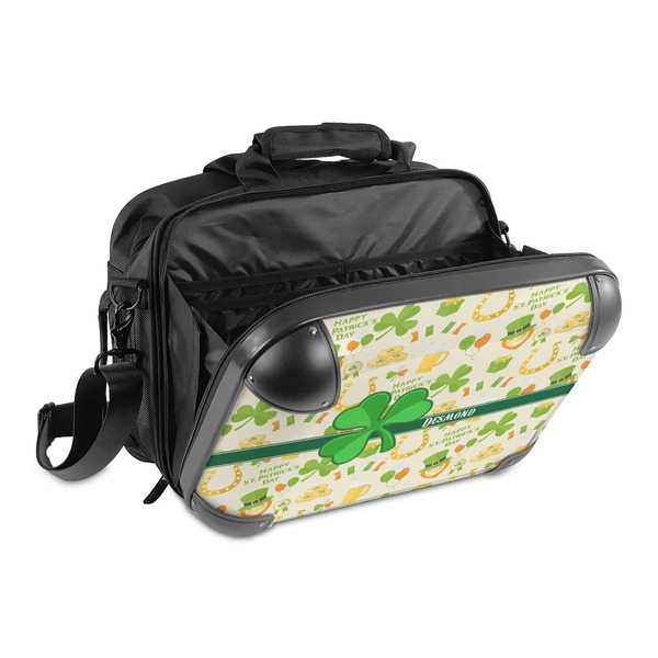 St. Patrick's Day 15" Hard Shell Briefcase - Open