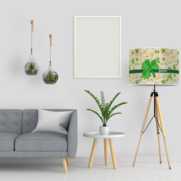 St. Patrick's Day 16" Drum Lampshade - LIFESTYLE