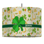 St. Patrick's Day 16" Drum Pendant Lamp - Fabric (Personalized)