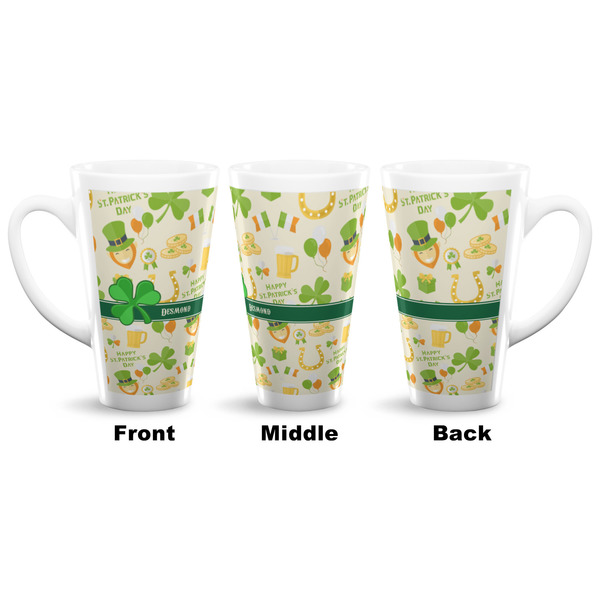 St. Patrick's Day 16 Oz Latte Mug - Approval