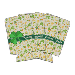St. Patrick's Day Can Cooler (16 oz) - Set of 4 (Personalized)