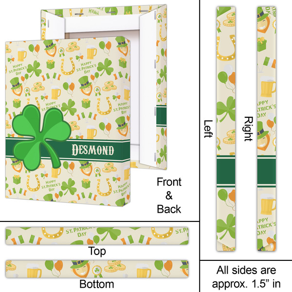 St. Patrick's Day 16x20 - Canvas Print - Approval
