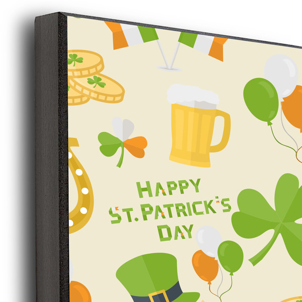 St. Patrick's Day 16x20 Wood Print - Closeup