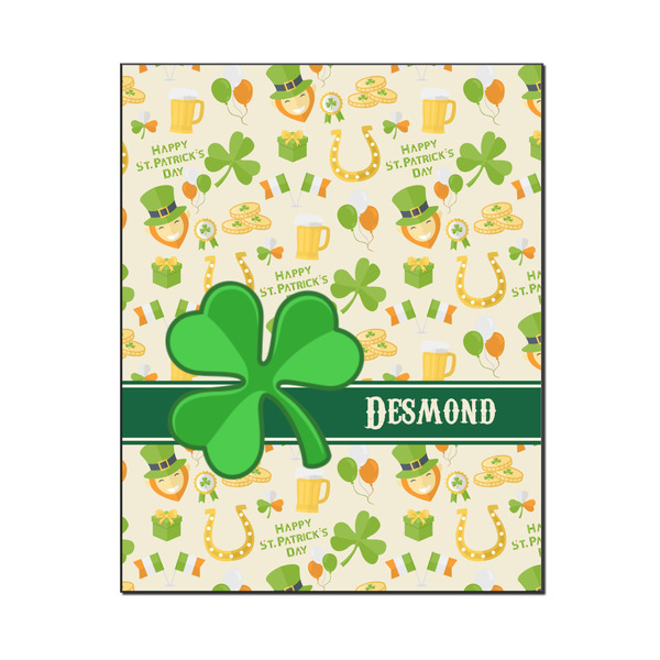 Custom St. Patrick's Day Wood Print - 16x20 (Personalized)