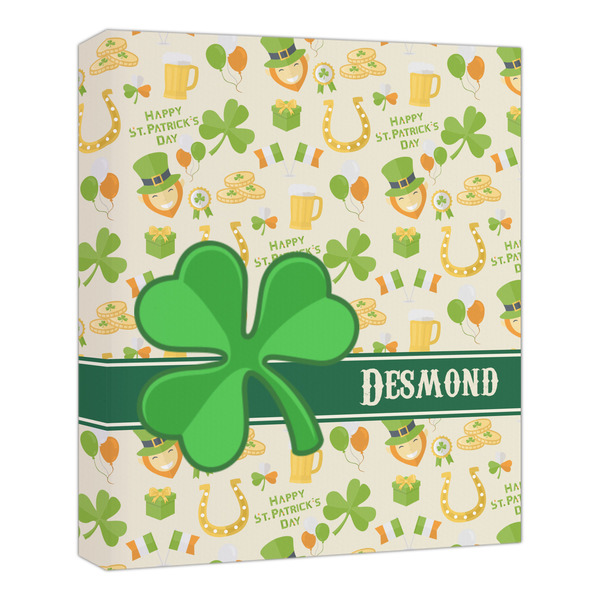 Custom St. Patrick's Day Canvas Print - 20x24 (Personalized)