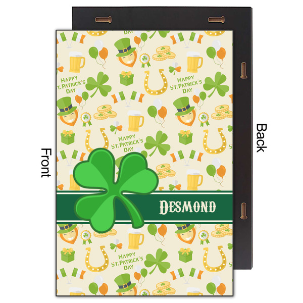 St. Patrick's Day 20x30 Wood Print - Front & Back View