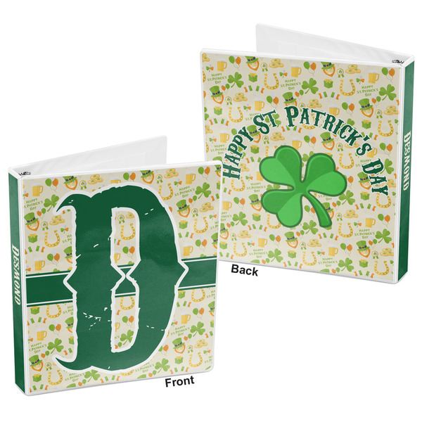 St. Patrick's Day 3-Ring Binder Front and Back