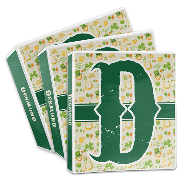 Custom St. Patrick's Day 3-Ring Binder (Personalized)