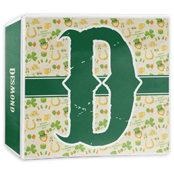 St. Patrick's Day 3-Ring Binder - 3 inch (Personalized)