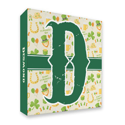 St. Patrick's Day 3 Ring Binder - Full Wrap - 2" (Personalized)