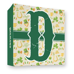 St. Patrick's Day 3 Ring Binder - Full Wrap - 3" (Personalized)