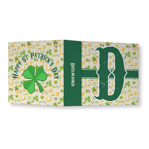 St. Patrick's Day 3 Ring Binders - Full Wrap - 3" - OPEN OUTSIDE