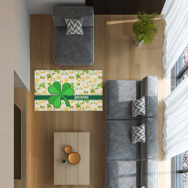 St. Patrick's Day 3'x5' Indoor Area Rugs - IN CONTEXT