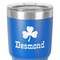 St. Patrick's Day 30 oz Stainless Steel Ringneck Tumbler - Blue - Close Up