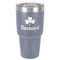 St. Patrick's Day 30 oz Stainless Steel Ringneck Tumbler - Grey - Front