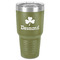 St. Patrick's Day 30 oz Stainless Steel Ringneck Tumbler - Olive - Front