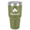 St. Patrick's Day 30 oz Stainless Steel Tumbler - Olive - Single-Sided (Personalized)