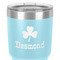 St. Patrick's Day 30 oz Stainless Steel Ringneck Tumbler - Teal - Close Up