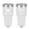 St. Patrick's Day 30 oz Stainless Steel Ringneck Tumbler - White - Double Sided - Front & Back