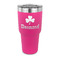 St. Patrick's Day 30 oz Stainless Steel Ringneck Tumblers - Pink - FRONT