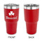 St. Patrick's Day 30 oz Stainless Steel Ringneck Tumblers - Red - Single Sided - APPROVAL