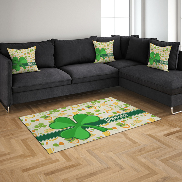 St. Patrick's Day 4'x6' Indoor Area Rugs - IN CONTEXT