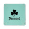 St. Patrick's Day 6" x 6" Teal Leatherette Snap Up Tray - APPROVAL