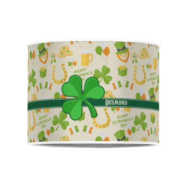 St. Patrick's Day 8" Drum Lampshade - FRONT (Poly Film)