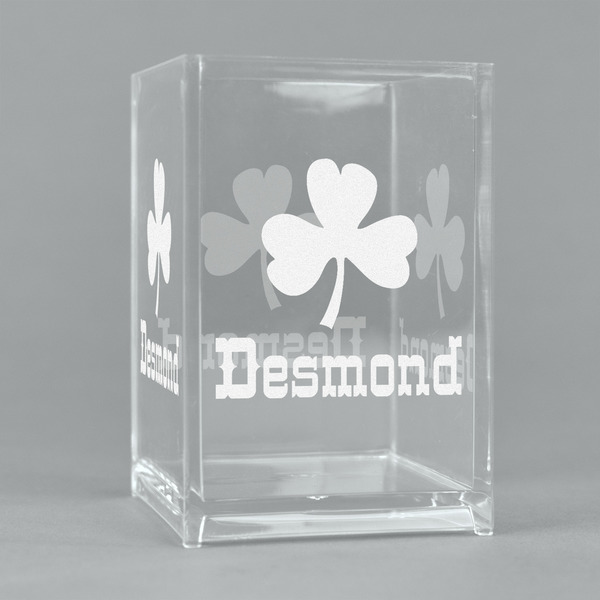 Custom St. Patrick's Day Acrylic Pen Holder (Personalized)