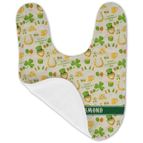 St. Patrick's Day Baby Bib - AFT folded