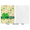 St. Patrick's Day Baby Blanket (Single Sided - Printed Front, White Back)