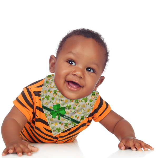 St. Patrick's Day Bandana Bib - (Lifestyle 1 boy)
