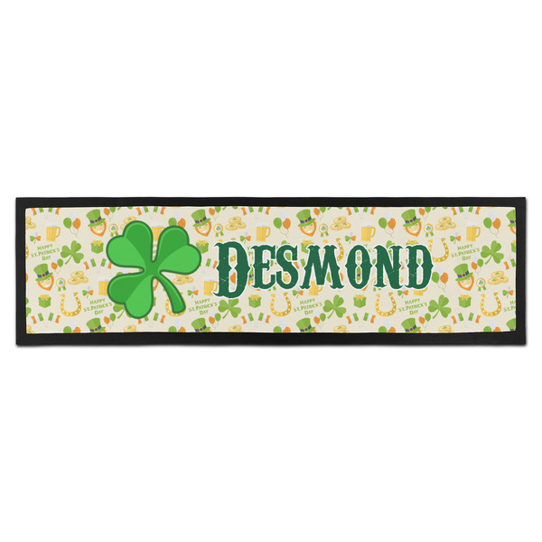 Custom St. Patrick's Day Bar Mat (Personalized)