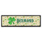 St. Patrick's Day Bar Mat - Large - FRONT
