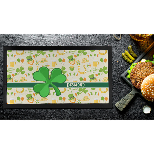 St. Patrick's Day Bar Mat - Small - LIFESTYLE
