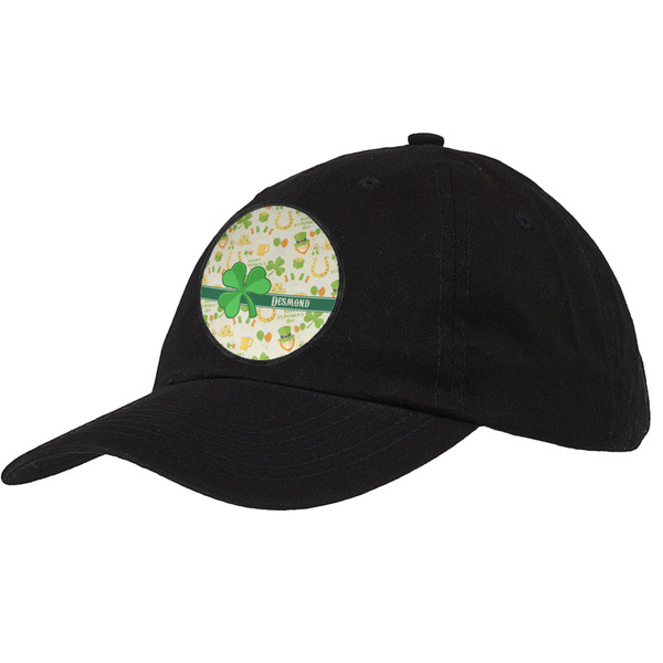 Custom St. Patrick's Day Baseball Cap - Black (Personalized)