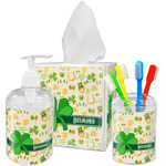 St. Patrick's Day Acrylic Bathroom Accessories Set w/ Name or Text