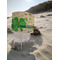 St. Patrick's Day Beach Spiker white on beach with sand
