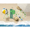 St. Patrick's Day Beach Towel Lifestyle