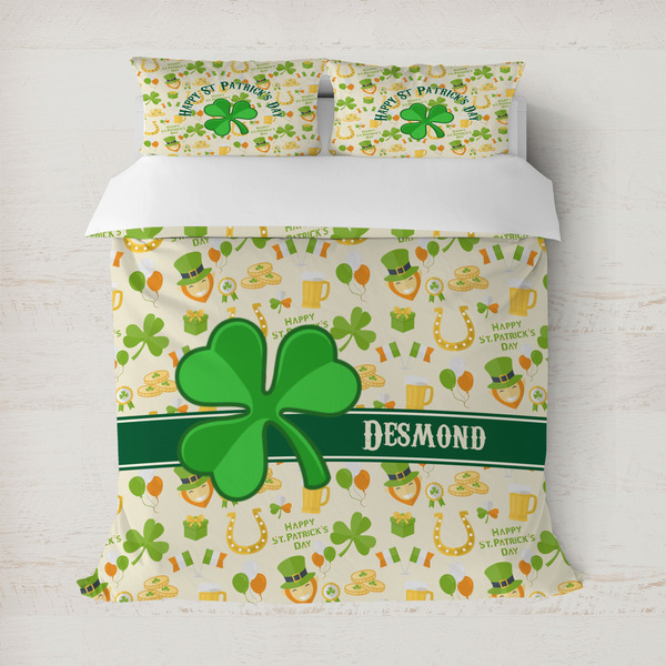 Custom St. Patrick's Day Duvet Cover (Personalized)