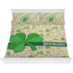 St. Patrick's Day Comforter Set - King (Personalized)