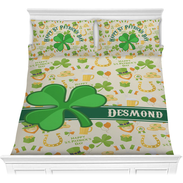 Custom St. Patrick's Day Comforter Set - Full / Queen (Personalized)