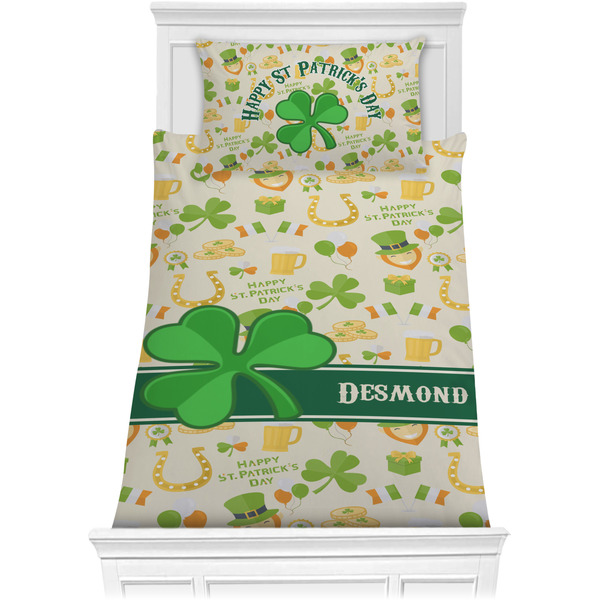 Custom St. Patrick's Day Comforter Set - Twin (Personalized)