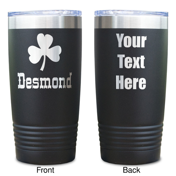 St. Patrick's Day Black Polar Camel Tumbler - 20oz - Double Sided  - Approval