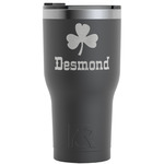 St. Patrick's Day RTIC Tumbler - Black - Engraved Front (Personalized)