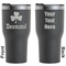 St. Patrick's Day Black RTIC Tumbler - Front and Back