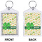 St. Patrick's Day Bling Keychain (Front + Back)