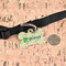 St. Patrick's Day Bone Shaped Dog ID Tag - Large - In Context