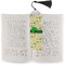 St. Patrick's Day Bookmark with tassel - In book