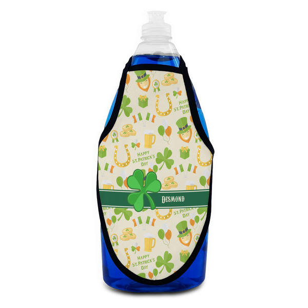 St. Patrick's Day Bottle Apron - Soap - FRONT